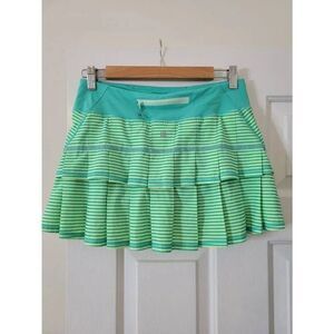 Lululemon Run Pace Setter Skirt Bali Breeze Rare Size 4